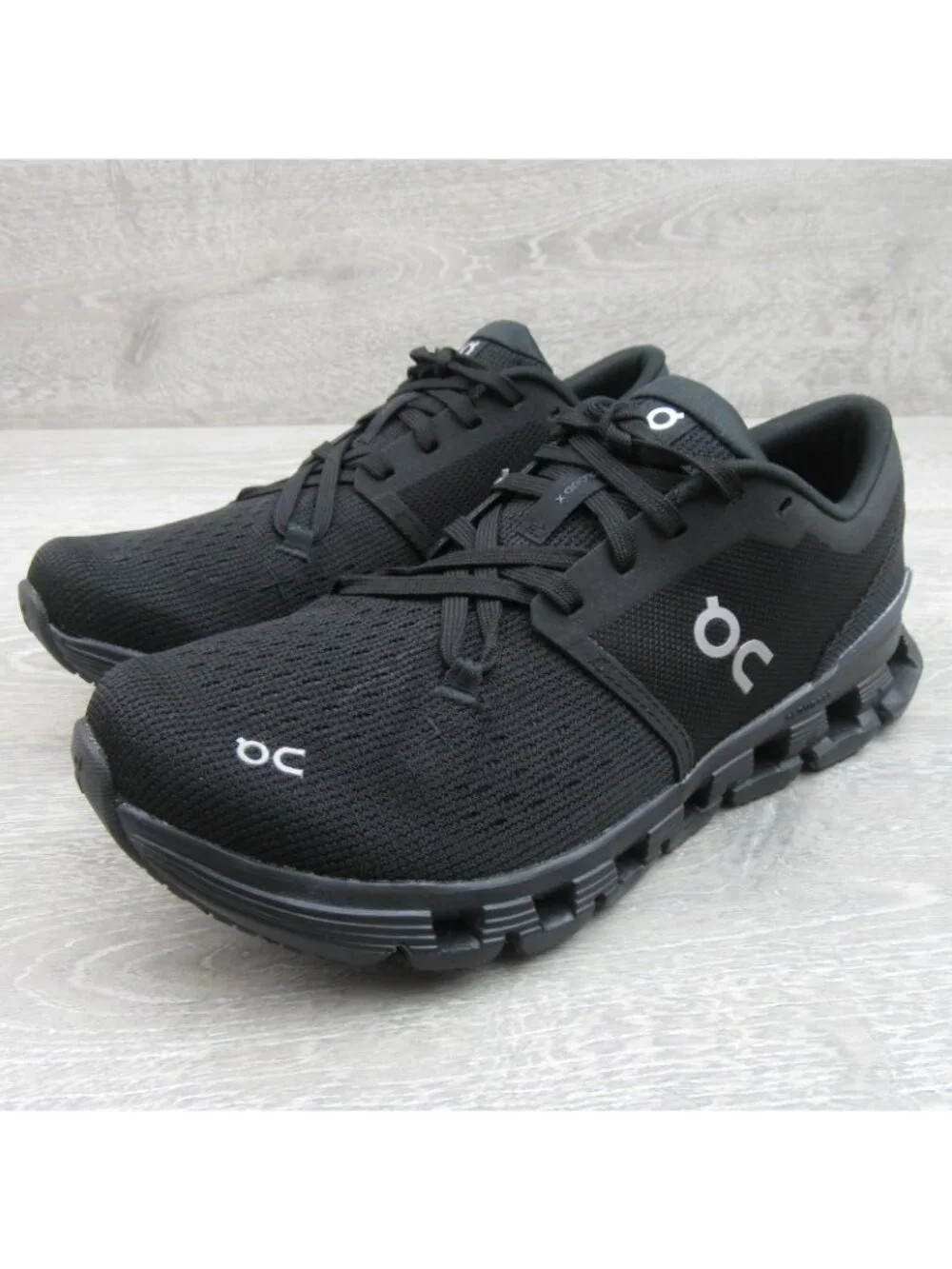 On Cloud X V4 Black Eclipse Gym Running Shoes Women's Size 7.5 NEW